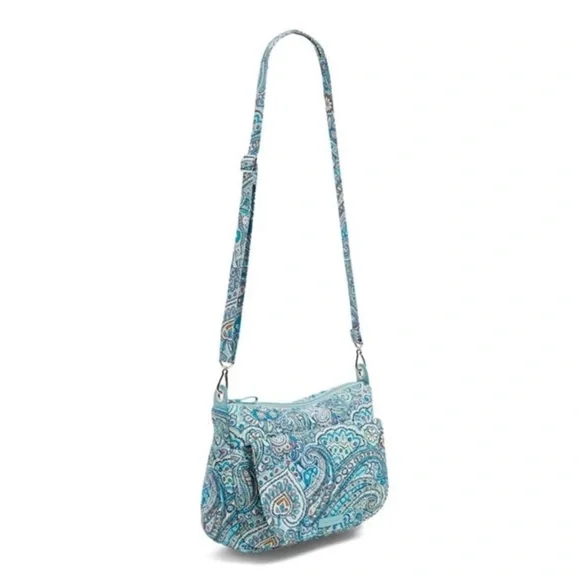 Vera Bradley Carson Daisy Dot Paisley Crossbody or Shoulder Bag - Picture 9 of 9